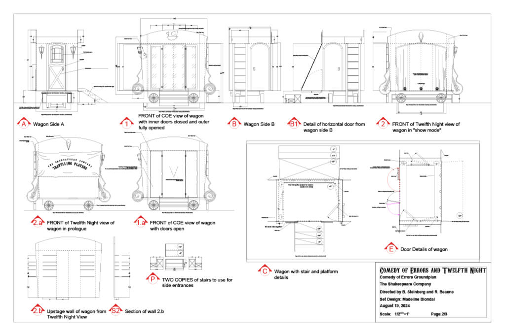 Comedy of Errors Construction Drawing