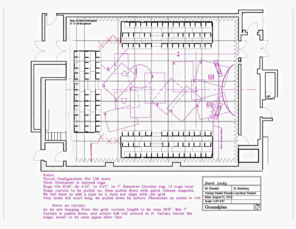 Dark Lady Ground Plan